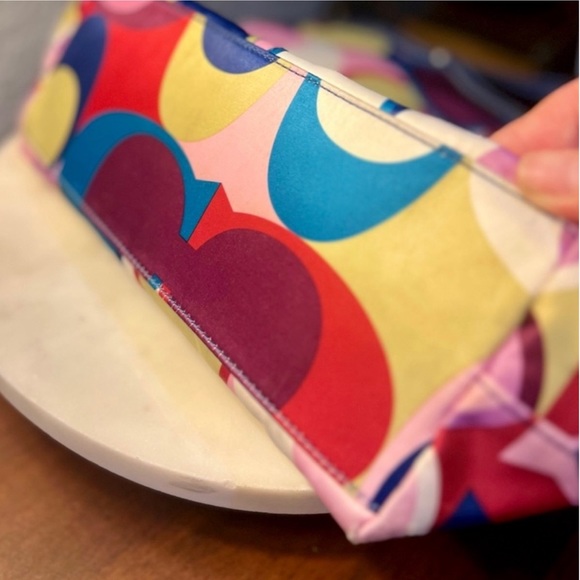 EUC Multi Color Monogramed Tote - Picture 9 of 10